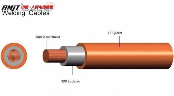 Pure Copper Rubber Insulation Welding Cable