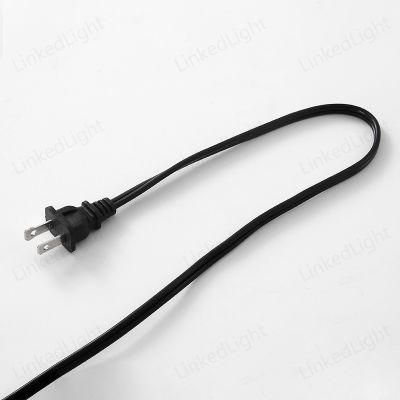 American 2 Pole Polarized Plug with Cable Wire Power Cord