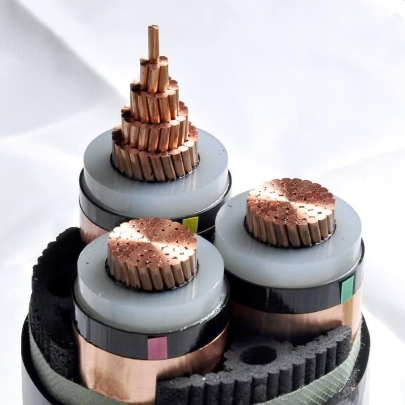 12/20kv (24KV) Power Cable Copper Conductor Galvanized Steel Wire Armour 3X240mm2