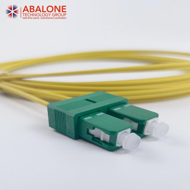 Abalone Fiber Optic Indoor Patch Cord to Attach One Device to Another for Signal Routing PC Upc APC Low Insertion Loss