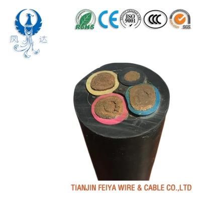 Ntscgewoeu Trailing Rubber Cable Medium Voltage 6/10 Kv for Use in Water Flexible Mining Cable