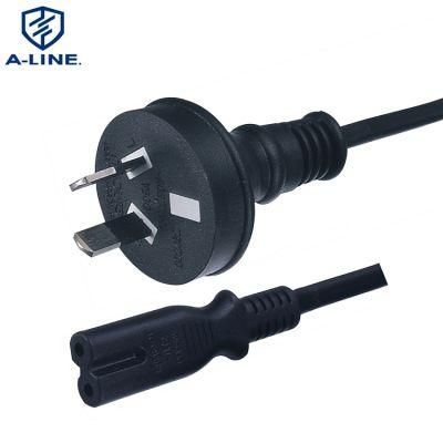 SAA Certificated Australian 2 Pins Computer Power Extension Cord Factory