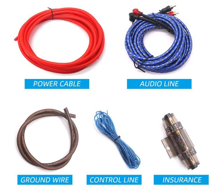 4ga Car Audio Subwoofer Amplifier AMP Wiring Fuse Holder Automotive Wire Cable Kit