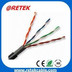 Waterproof Outdoor UTP Cat5e Double Sheath Jelly Filled LAN Cable