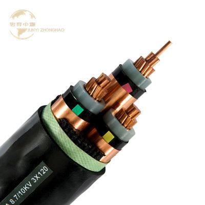33kv XLPE 3 Cores 185mm 150mm 95mm Power Cable and 3X95 XLPE / PVC Medium Voltage Cable