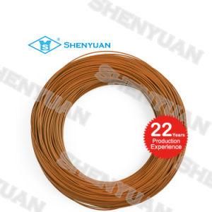 UL1213 PTFE Insulation Heat Silver and Nickel Plated Copper Singl Core Wire