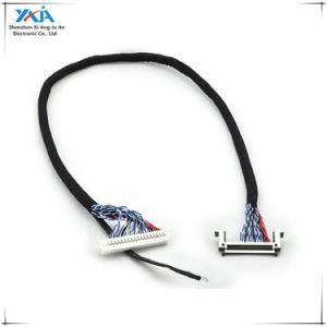 Xaja Ipex 40pin 2CH 6bits LED Lvds Cable for 15.6&quot; 17.3&quot; 18.4&quot; 1920X1080 LCD Screen