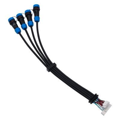 Customized Crimping Assembly Molex/Jst/Amphenol/Dt Connector Electrical Construction LCD Panel Aerospace Cable Harness