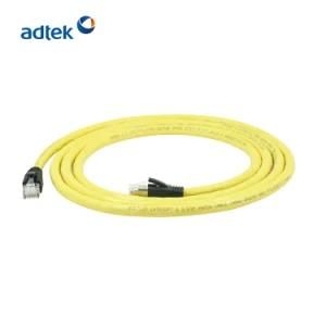 Flat CAT6 32AWG STP 1m PVC LSZH Networking Copper Patch Cord