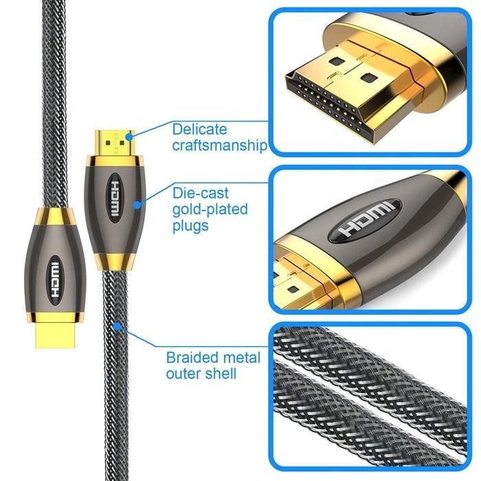 Small Batch Superb Quality Premium Ultra High Speed 4K 3D Long 15m 10 Meter 2.0 HDMI Cable