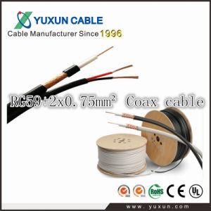 Professional Cable Manufacture 75ohm Mini Rg59+2c CCTV Composite Cable