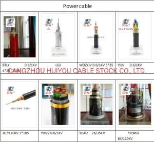 Zc -Yjlw02 127/220kv XLPE Insulated PVC Sheath High Power Cable
