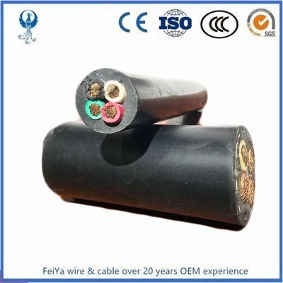 H05V3V3h6-F/ H05V3V3d3h6-F PVC Insulated PVC out Sheath Flat Elevators Cable with Steel Center Support