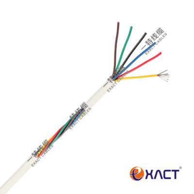 Unshielded Shielded CCA/Tinned Copper/Copper/TCCA Stranded Solid CPR Alarm Cable PVC Jacket Communication Cable