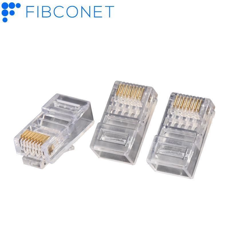 UTP Cat5e Unshielded RJ45 Connector 8p8c Modular Plug Crystal Plug