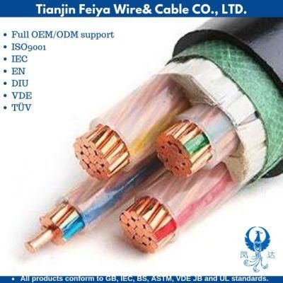 Fs-Yjy Cu Conductor, XLPE Insulation Polyolefin Sheath Waterproof Power Cable