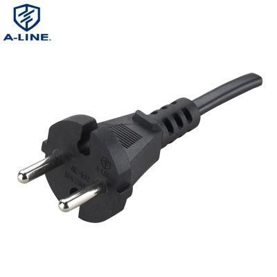 VDE Approval European 2 Pins AC Power Supply Cord Factory