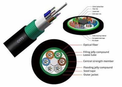 Aluminum Tape Armoured GYTS Fiber Optic Cable