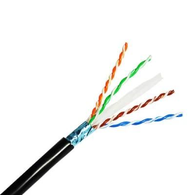New Material 1000 FT Pull Box HDPE Insulation Material Bulk Ethernet LAN Cable CCA FTP CAT6 Indoor Cable