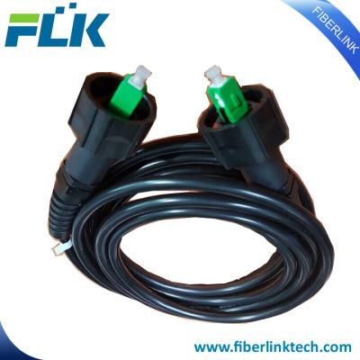 Outdoor IP67 Waterproof Fiber Optic/Optical Cable Jumper Ruggedized/Harness Patch Cord
