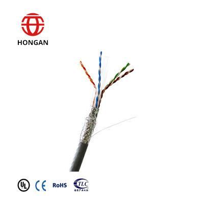 FTP CAT6 4 Twisted Pairs Shielded Category 6 Ethernet Cable
