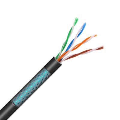 Water Resistant PVC Insulated Cat5 Cat5e FTP STP UTP Bare Copper Cu Network Patch Cable