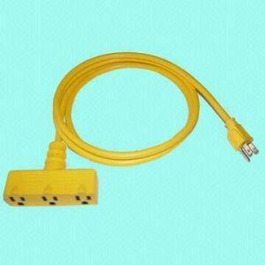 Sjtw 12AWG 3c Extension Cord with Tri Tap
