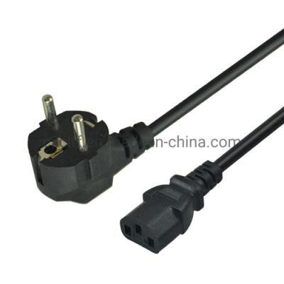 Factory Price EU Plug Computer Peripheral Cable Euro Plug Wire Cable Power Cable