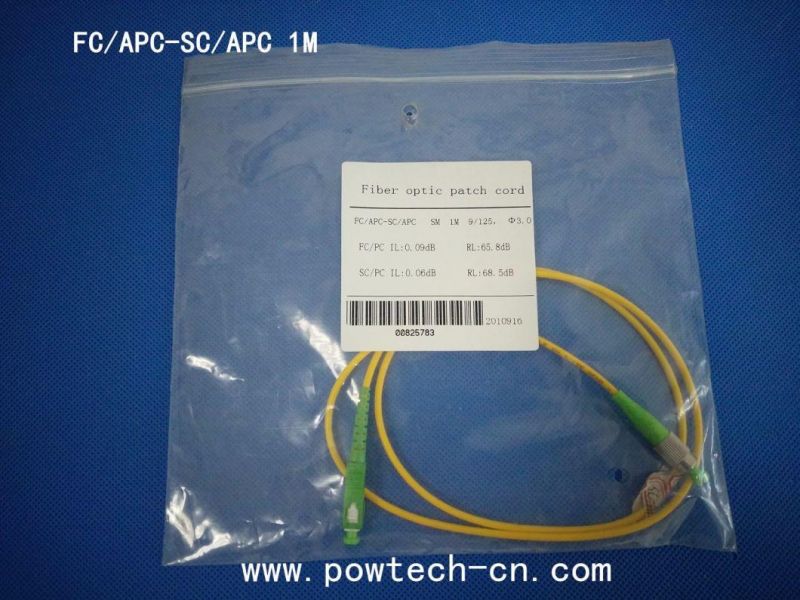 Fiber Optic/Optical Patch Cord FC/APC-Sc/APC /Cable Jumpers