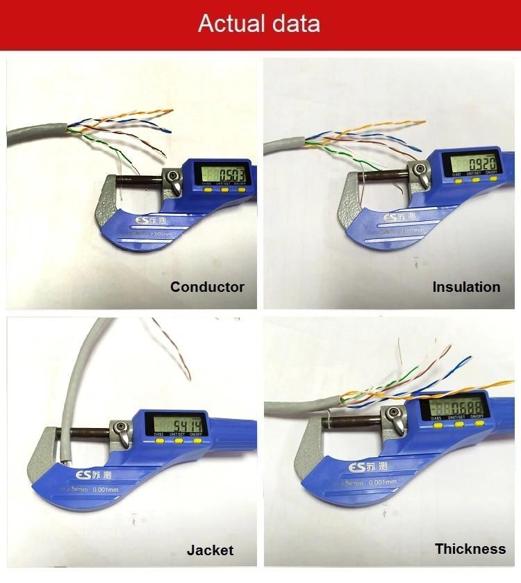 Superlink LAN Cable UTP Cat5e 24AWG CCA 4 Pairs Good Price Cable