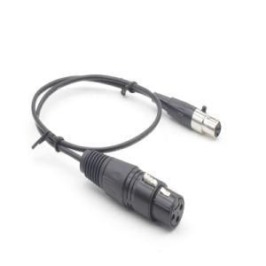 Mini XLR Female to XLR Female Cable for Microphone