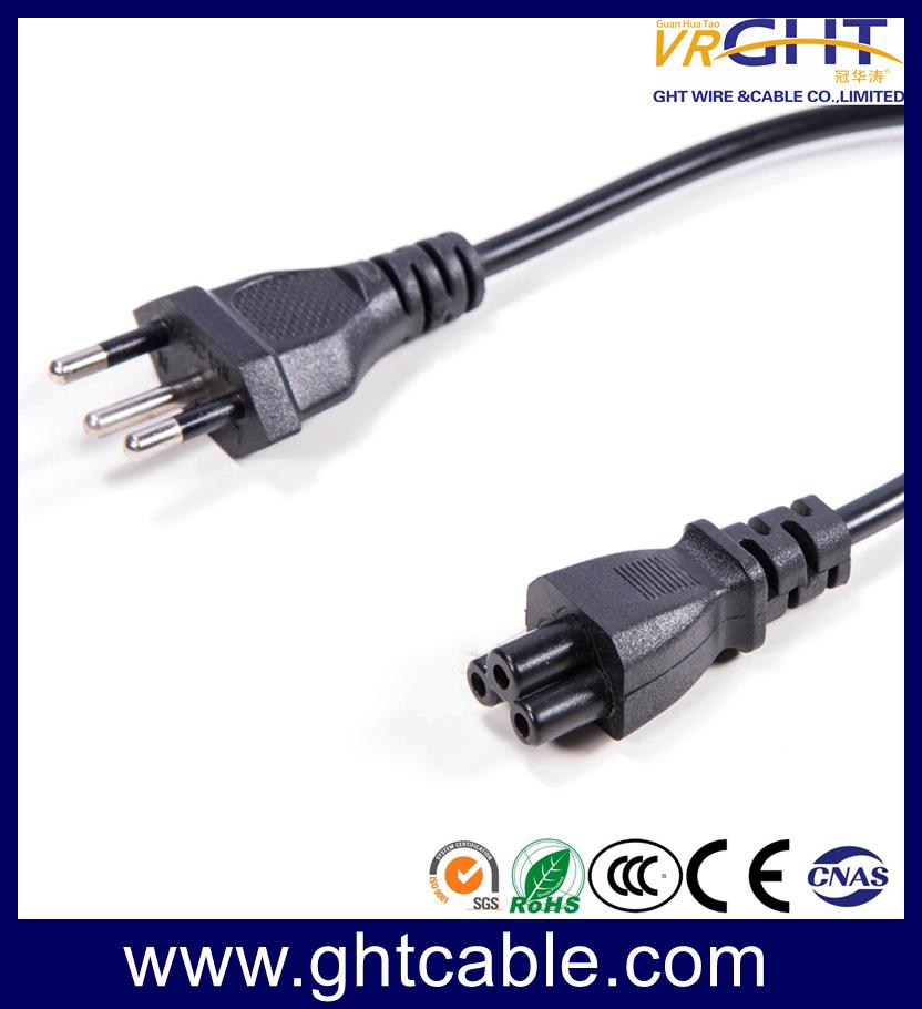 Brazil Power Cord & Power Plug for PC Using (NBR14136)