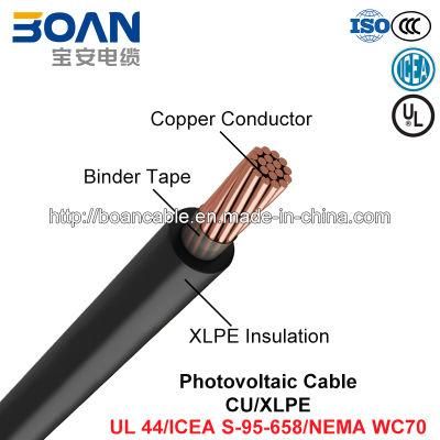 Photovoltaic Cable, Power Cable, Cu/XLPE (UL 44/ICEA S-95-658/NEMA WC70)