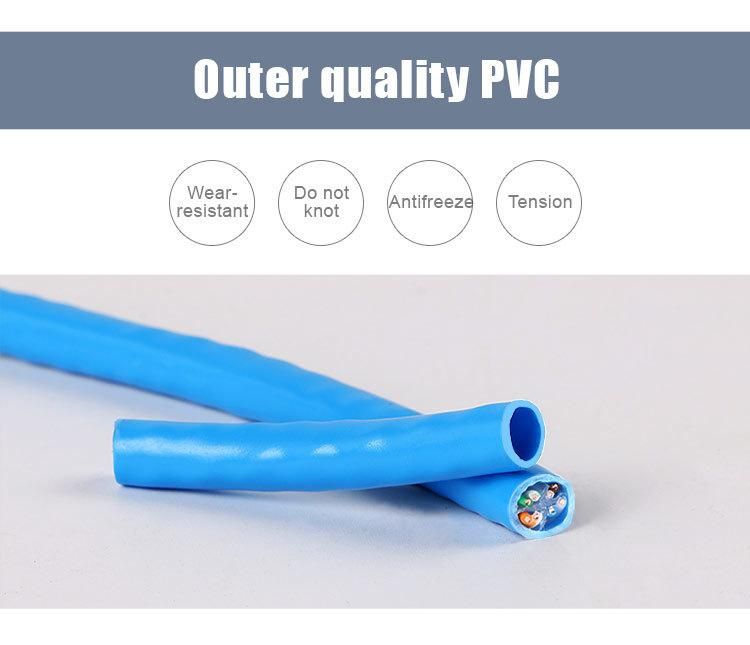UTP CAT6 23AWG Oxygen Free Copper 0.56mm Data LAN Cable