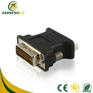 Portable Male-Female DVI 24+5 M/ VGA F Adaptor
