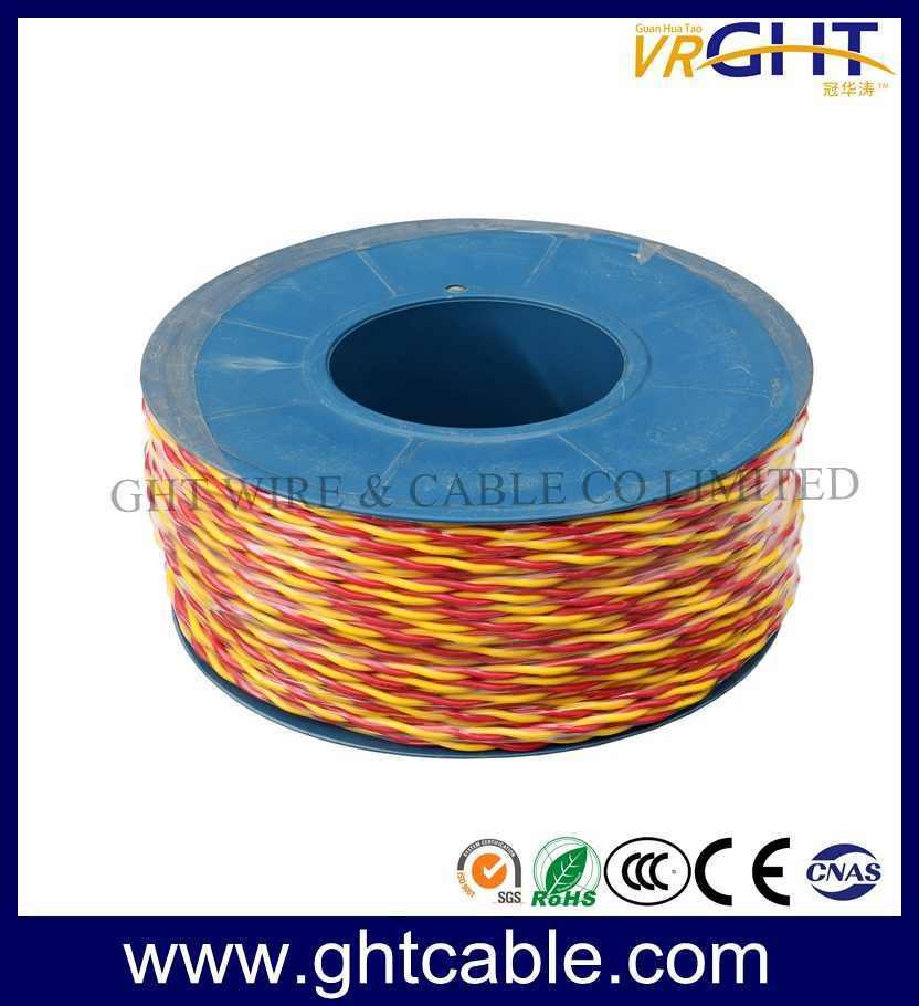 Two Cores Twisted Flexible Electric Cable