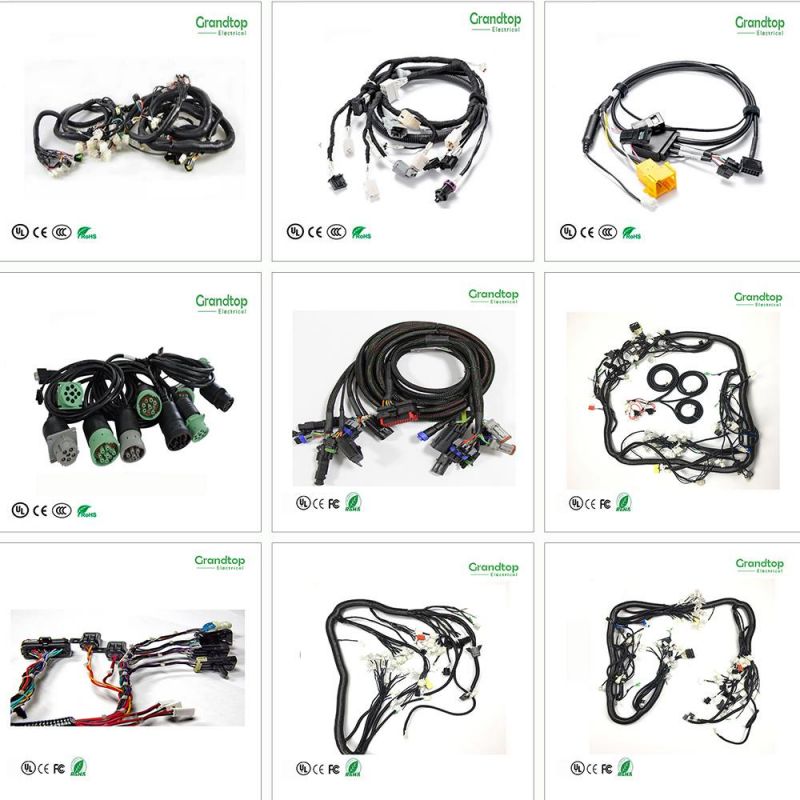 Custom Automotive Female and Male Waterproof Connector Motorcycle Wiring Harness