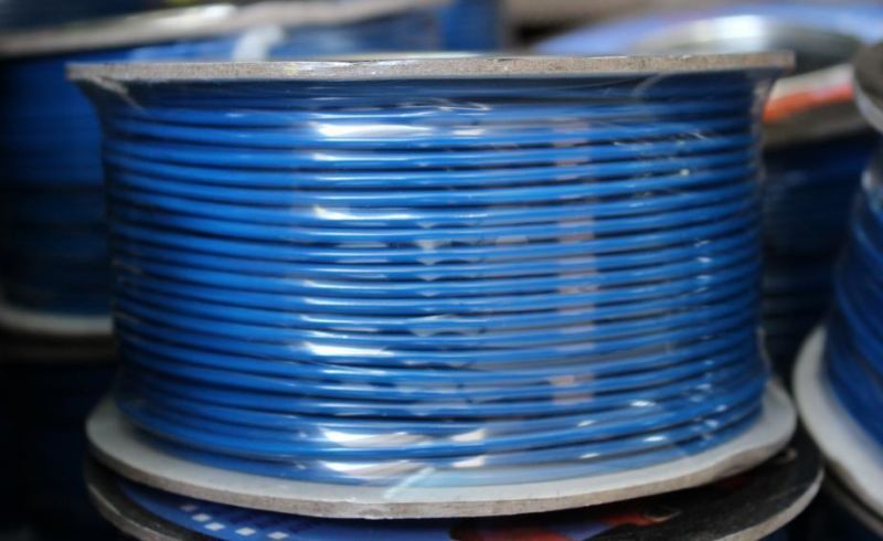 Electric Blue PVC Electric Cable and Wire