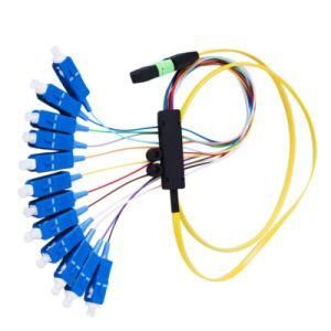 SC fiber optic ribbon pigtail (12 CORE)