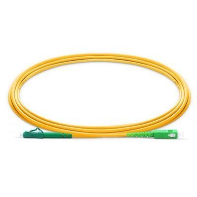 LC APC to Sc APC Simplex PVC Single Mode Fiber Optical Optic Patch Cord Cable