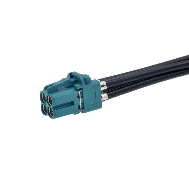 OEM PVC/FEP/TPU/PP/XLPE/LSZH/Silicone Materials Abrasion Resistance Electrical Power Waterproof Connector Automobile Cable Harness