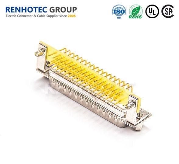 Right Angled 50 Pin Male D Sub Connector Monitor