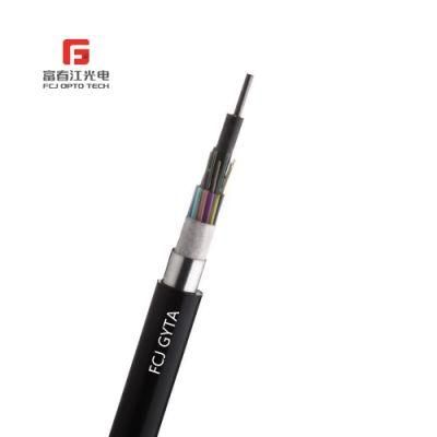 Hot Sale Singlemode GYTA53 Direct Buried Optical Fiber Cable with Stranded Loose Tube, Steel Wire Strength Member and Aluminium Tap Armored