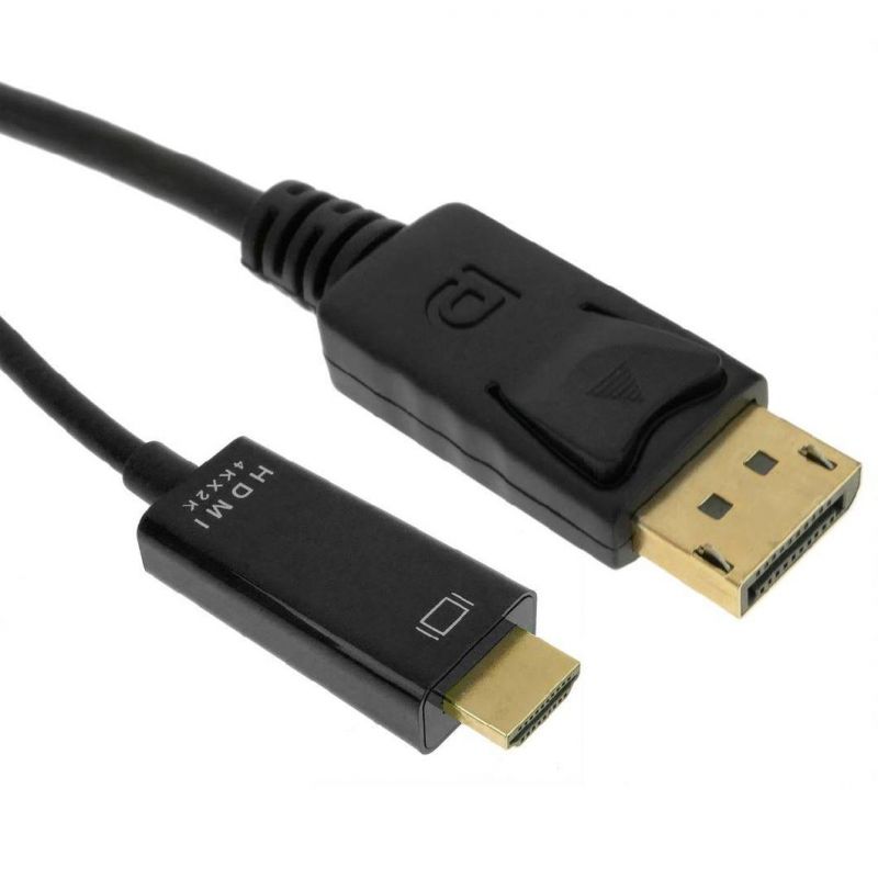 Displayport Male to HDMI A Male Cable 2K4K 2m