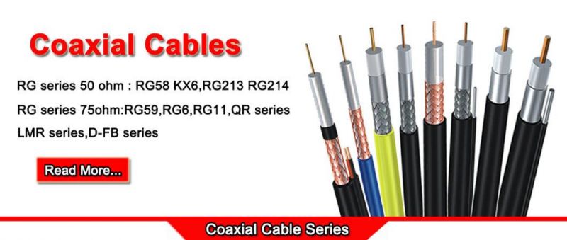 Copper/CCS Conductor Rg59 RG6 Coaxial Cable with 305m Wooden Drum Package