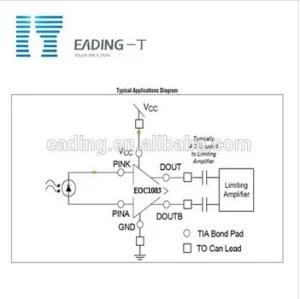 Optical Fiber Chip Transimpedance Amplifier 2.5gbps Tia with Agc High-Speed