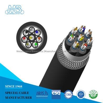 16.80mm Casing Diameter Railway Rolling Stock RS485 Cable for Process Control