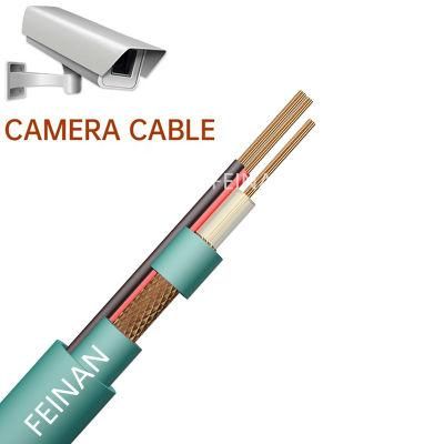 Low Return Loss Rg59 RG6 Coaxial Cable with 2c Power for CCTV Security Camera