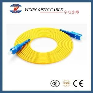 Hot Sale Fiber Patch Cord Sc/Upc-Sc/Upc Sm Simplex 2.0mm 5m PVC Jacket