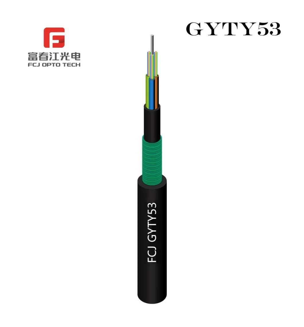 Outdoor Fiber Optic Cable of High Quality Armored GYTY53